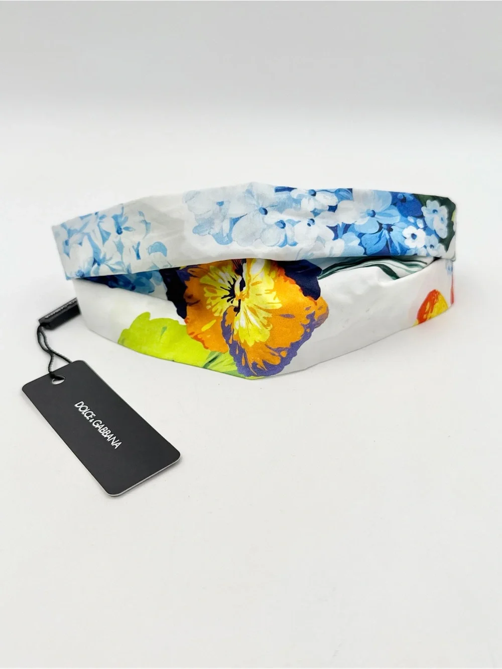 Dolce & Gabbana floral-print headband kids